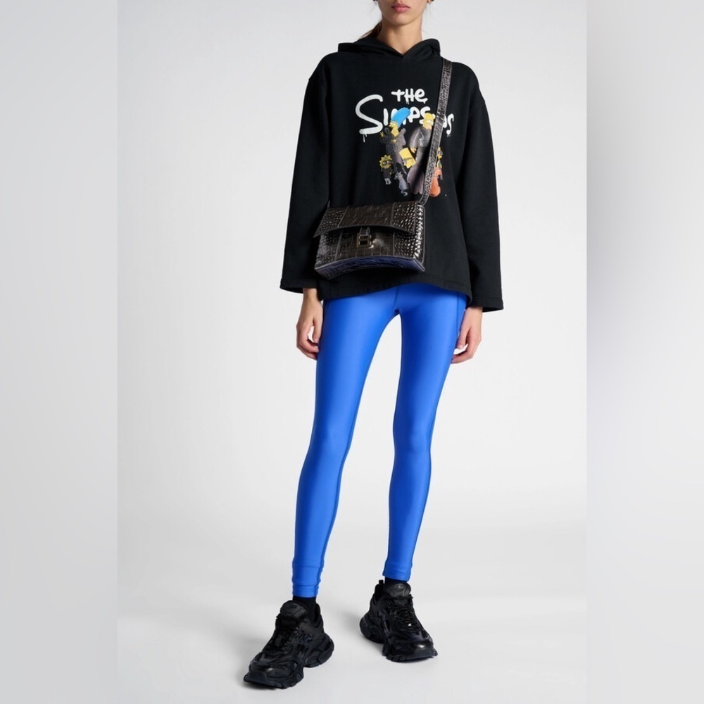 NEW BALENCIAGA ATHLETIC CUT LEGGINGS WITH ELASTIC WAISTBAND B2940